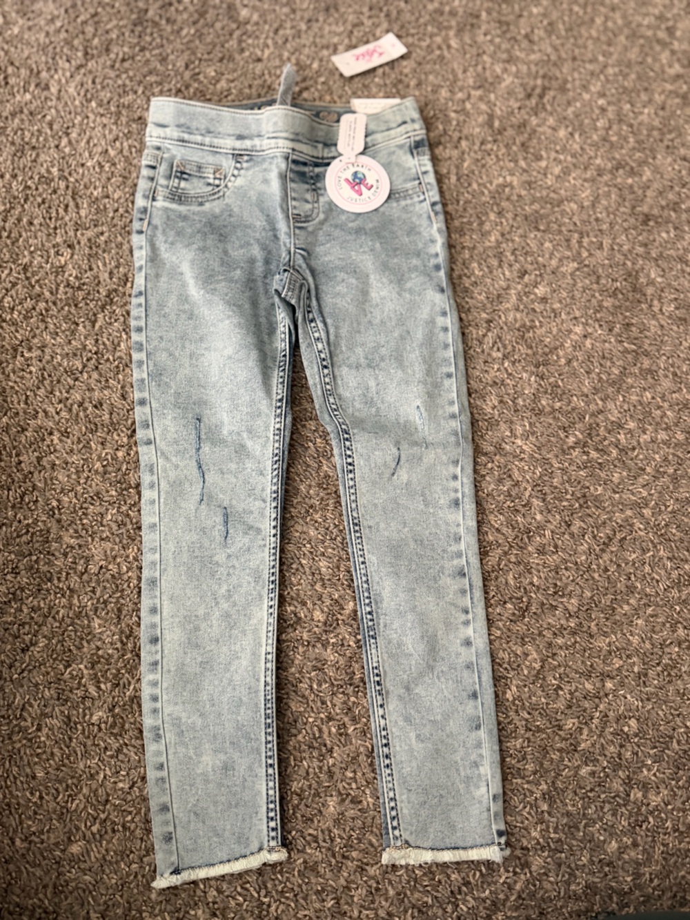 Justice Light Wash Skinny legging for Kids